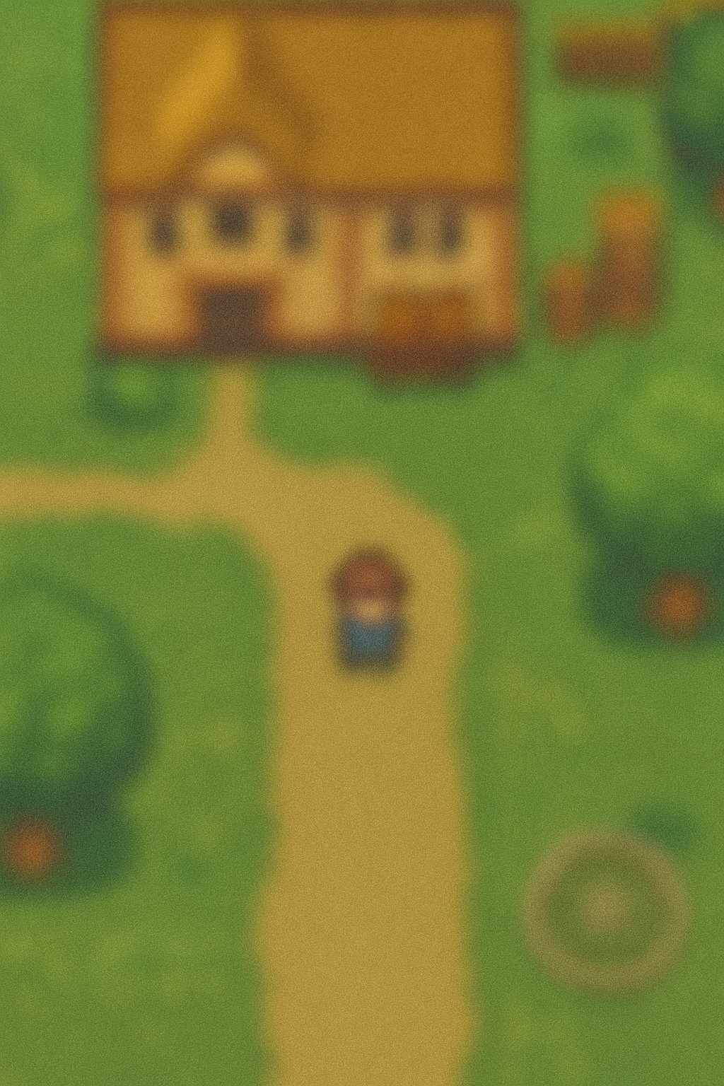 blurry image of mobile app